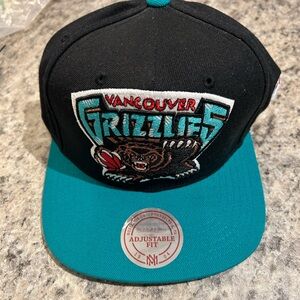 Snap Back Mitchell & Ness Vancouver Grizzlies Black and Teal